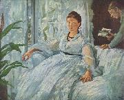 Edouard Manet Beim Lesen Sweden oil painting artist